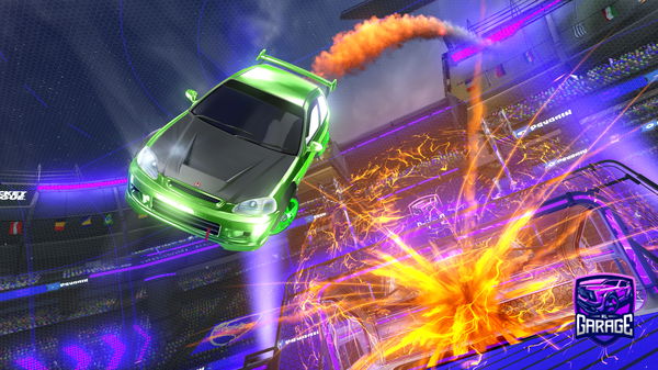 A Rocket League car design from Okelve1