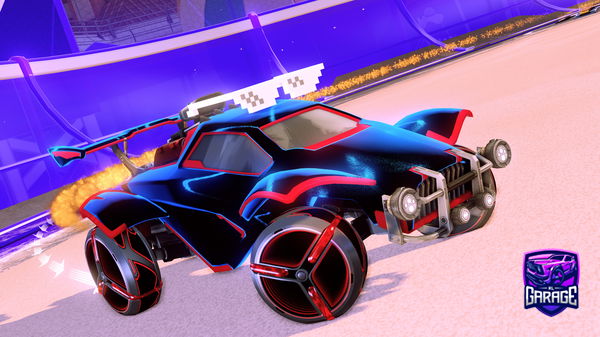A Rocket League car design from palmtreezs