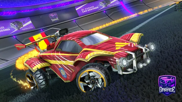 A Rocket League car design from mois10yt