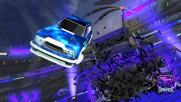 A Rocket League car design from Emzi4