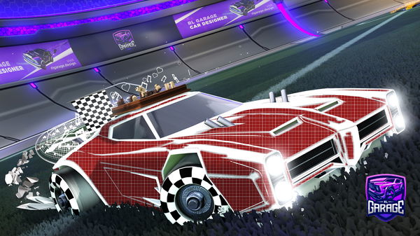 A Rocket League car design from Degito