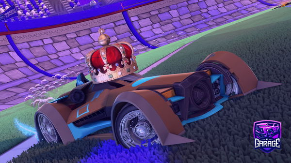 A Rocket League car design from 3XTR4FR0ST