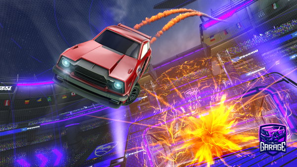 A Rocket League car design from Dawidpon2012