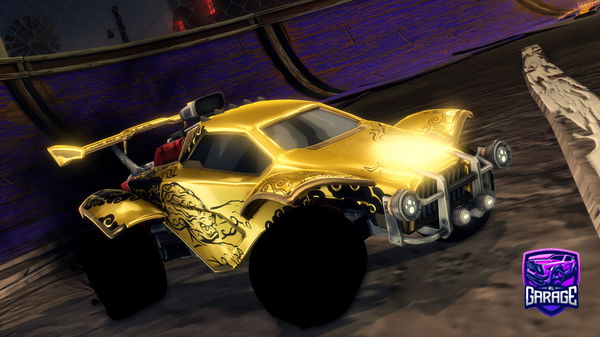 A Rocket League car design from zorgaam