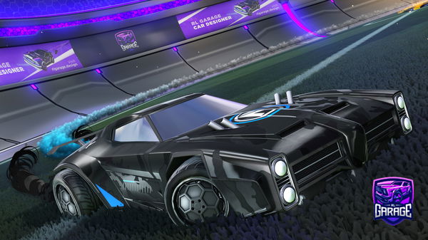 A Rocket League car design from Nebular_brownies