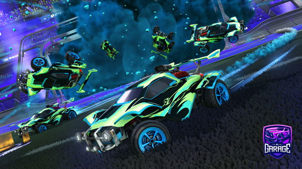 A Rocket League car design from Wyllige