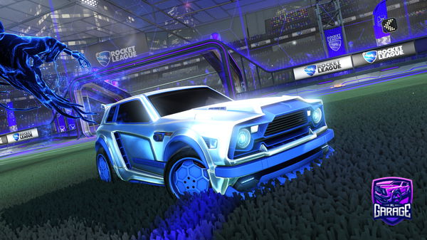 A Rocket League car design from PoggyPaulinylol