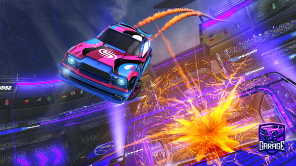 A Rocket League car design from Crizmus