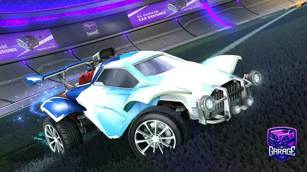 A Rocket League car design from GoBlitzy