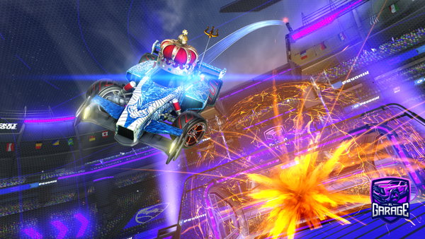 A Rocket League car design from iAmBabaYaga