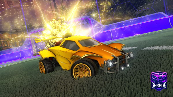 A Rocket League car design from Blennder