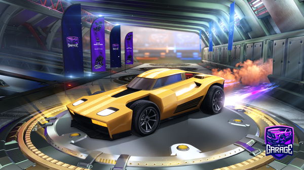 A Rocket League car design from bakonYT