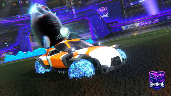 A Rocket League car design from Hel-sharkz