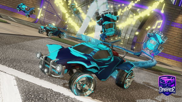 A Rocket League car design from Sytux132