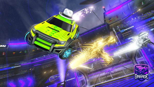 A Rocket League car design from azooz8821