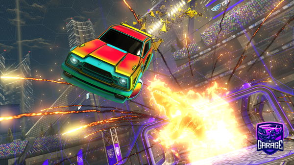 A Rocket League car design from ExTa7z