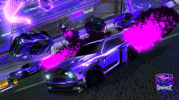 A Rocket League car design from PurpleVenom2123