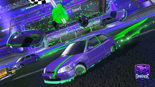 A Rocket League car design from ivvan09