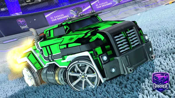 A Rocket League car design from Throlli