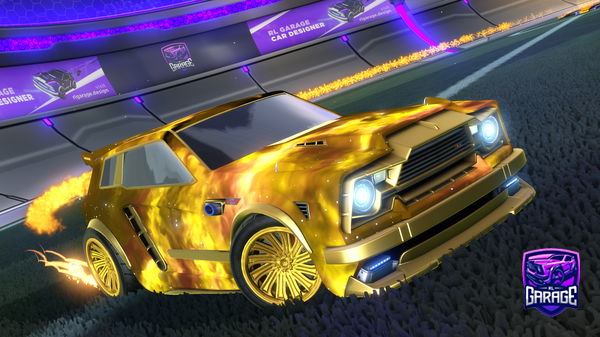 A Rocket League car design from tyty001