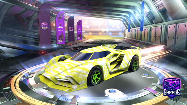 A Rocket League car design from Wabelack