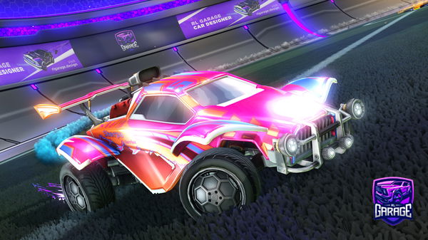 A Rocket League car design from Splashbarnes