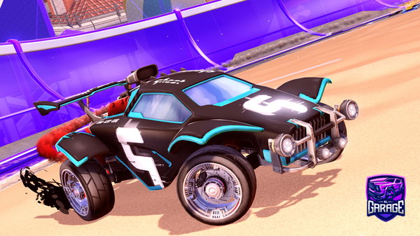 A Rocket League car design from SandFiregock16