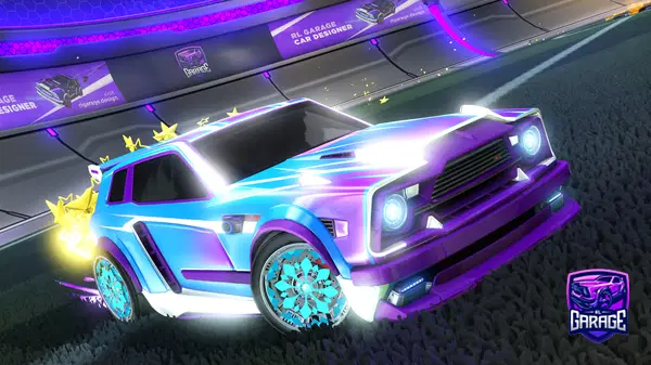 A Rocket League car design from Shooteo2313