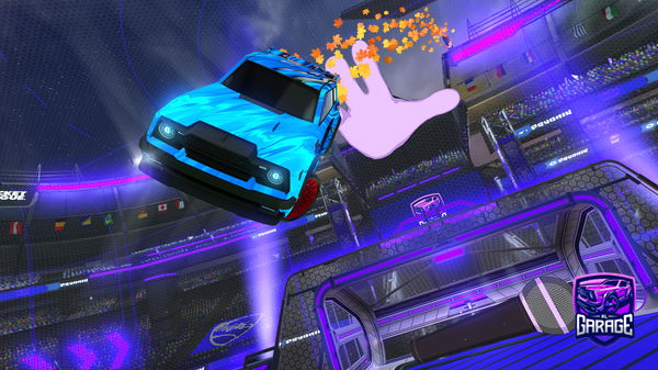 A Rocket League car design from Futureg30