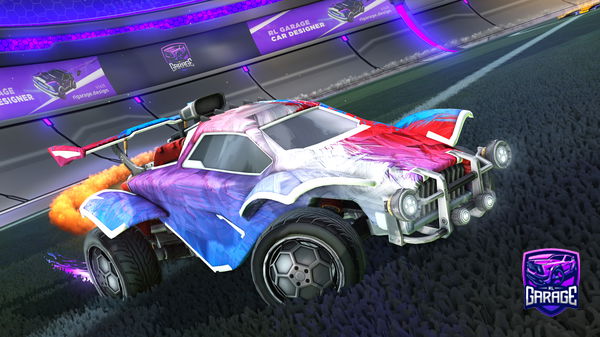 A Rocket League car design from NWZ_r1x4