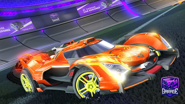 A Rocket League car design from pixl_