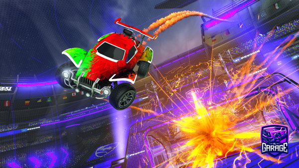A Rocket League car design from sno_rl