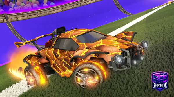 A Rocket League car design from Ninjisam