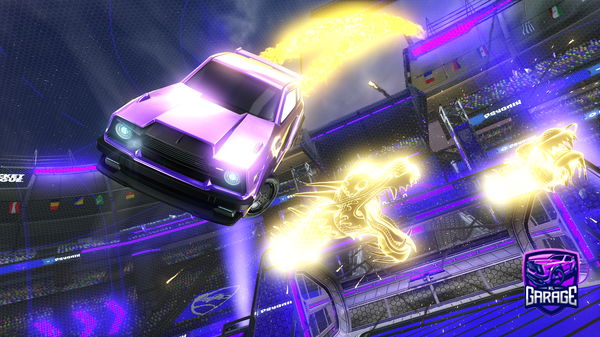 A Rocket League car design from Geetee