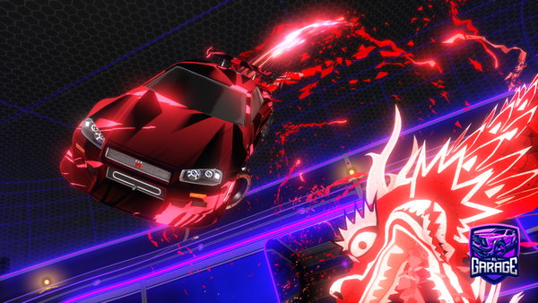 A Rocket League car design from Night_owl_tino