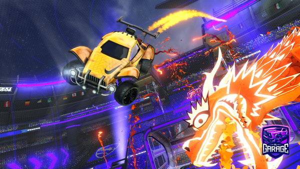 A Rocket League car design from Cvjk