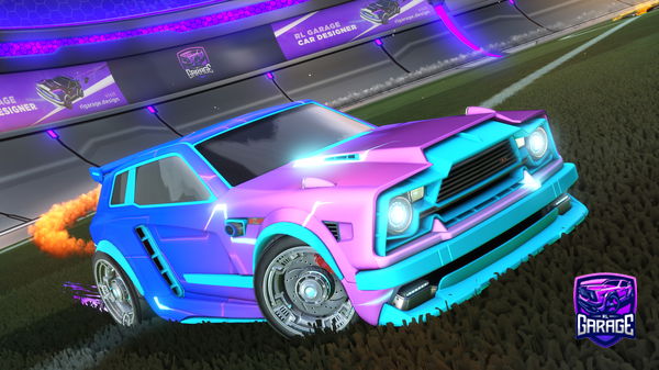 A Rocket League car design from Zombie_bark