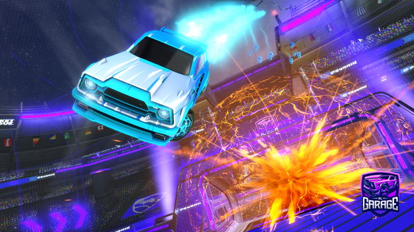 A Rocket League car design from gameslinga