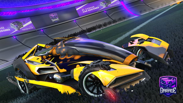 A Rocket League car design from Evound