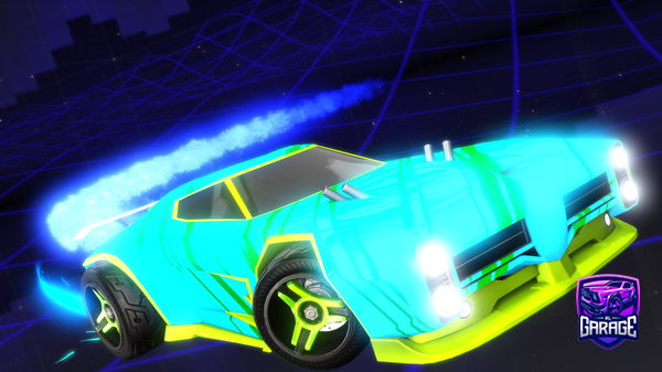 A Rocket League car design from X2AJW