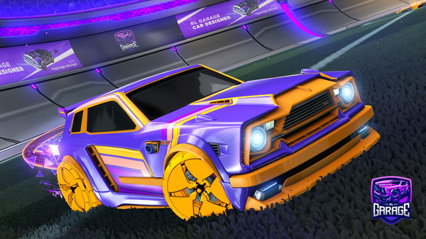 A Rocket League car design from PotatoFace15