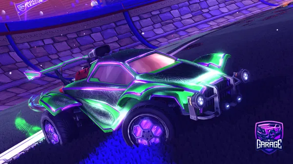 A Rocket League car design from Beastyboy624