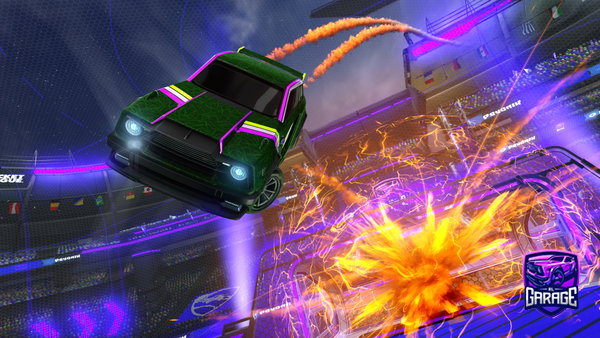 A Rocket League car design from SophTheLoaf