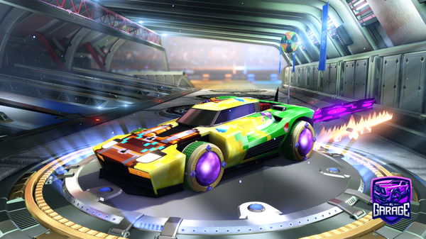 A Rocket League car design from MushyRabobo