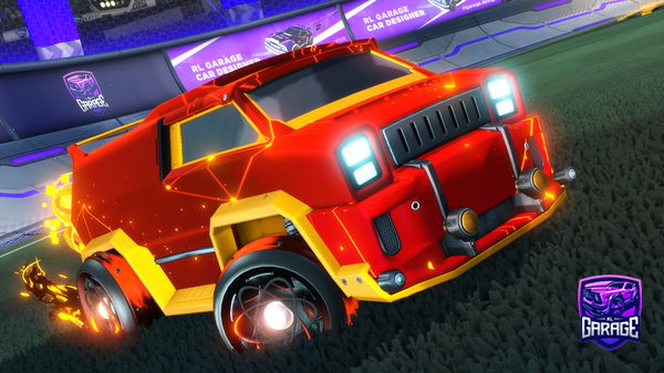A Rocket League car design from SporemanJake