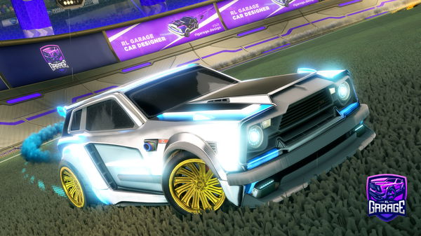 A Rocket League car design from Mabomabo808