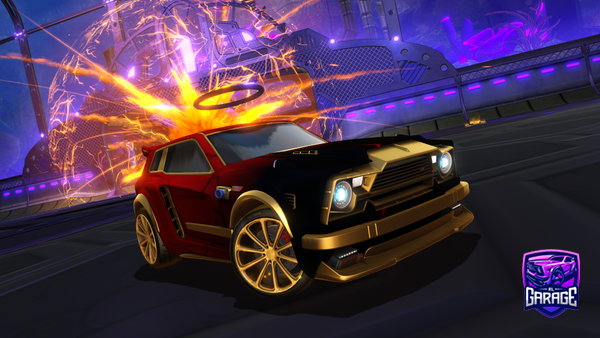A Rocket League car design from muchimpress