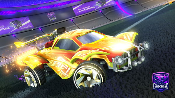 A Rocket League car design from TheSwagmanoFOZ