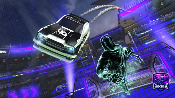 A Rocket League car design from Moon_skg
