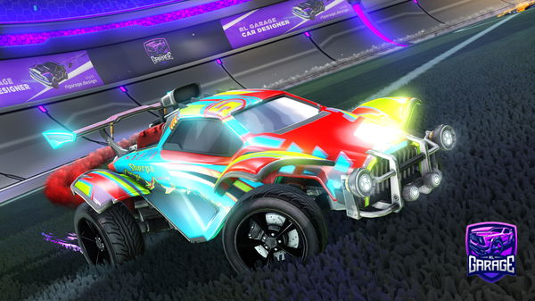 A Rocket League car design from F-iRo_EurO